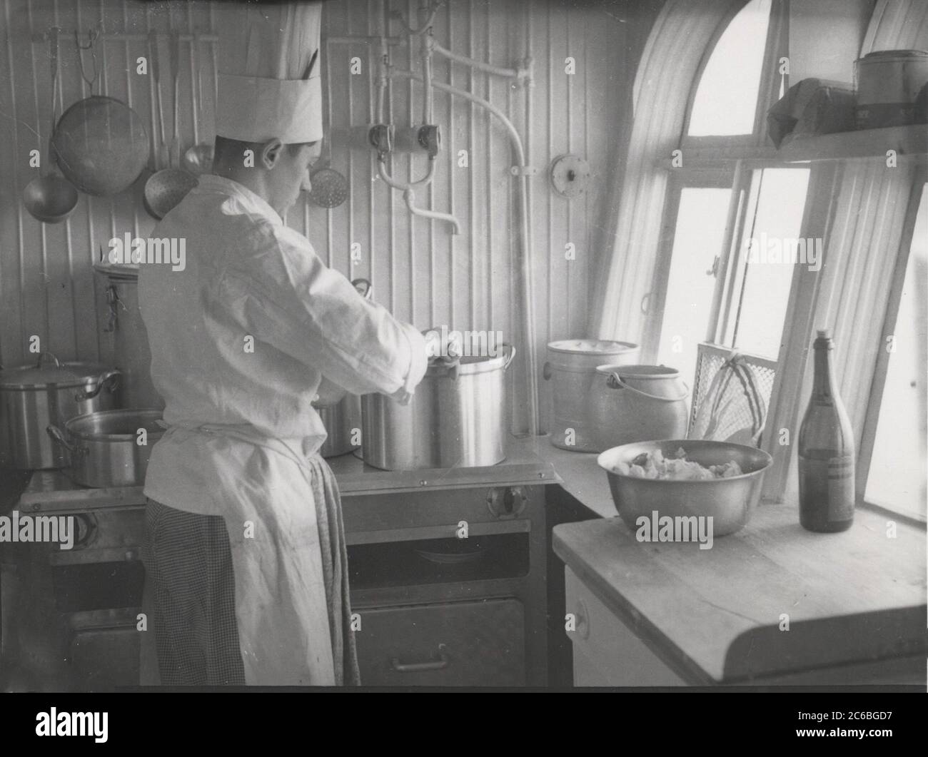 Cucina del velivolo Heinrich Hoffmann Fotografie 1934 fotografo ufficiale di Adolf Hitler, e un politico e editore nazista, che era un membro del circolo intimo di Hitler. Foto Stock