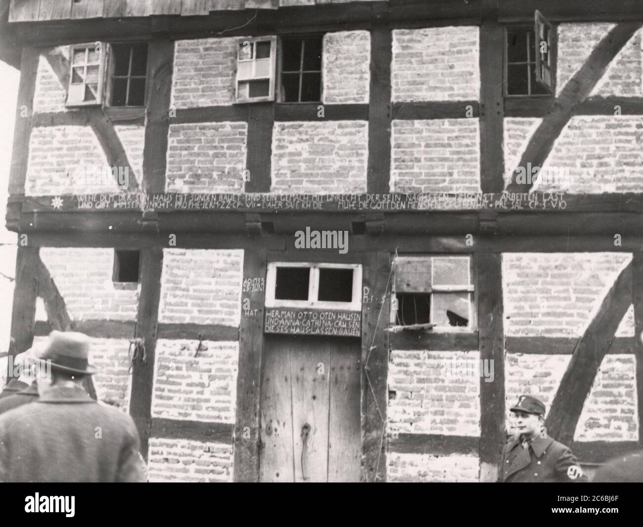 Paesaggi e costumi popolari nella bassa Sassonia Heinrich Hoffmann Fotografie 1934 fotografo ufficiale di Adolf Hitler, e un politico e editore nazista, che era un membro del circolo intimo di Hitler. Foto Stock