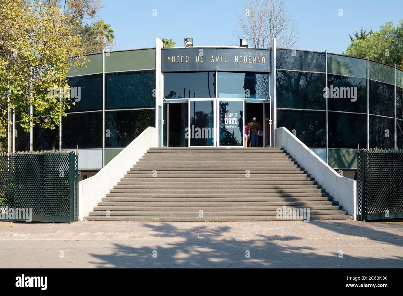 Il museo di arte moderna al parco Chapultepec a Città del Messico Foto Stock