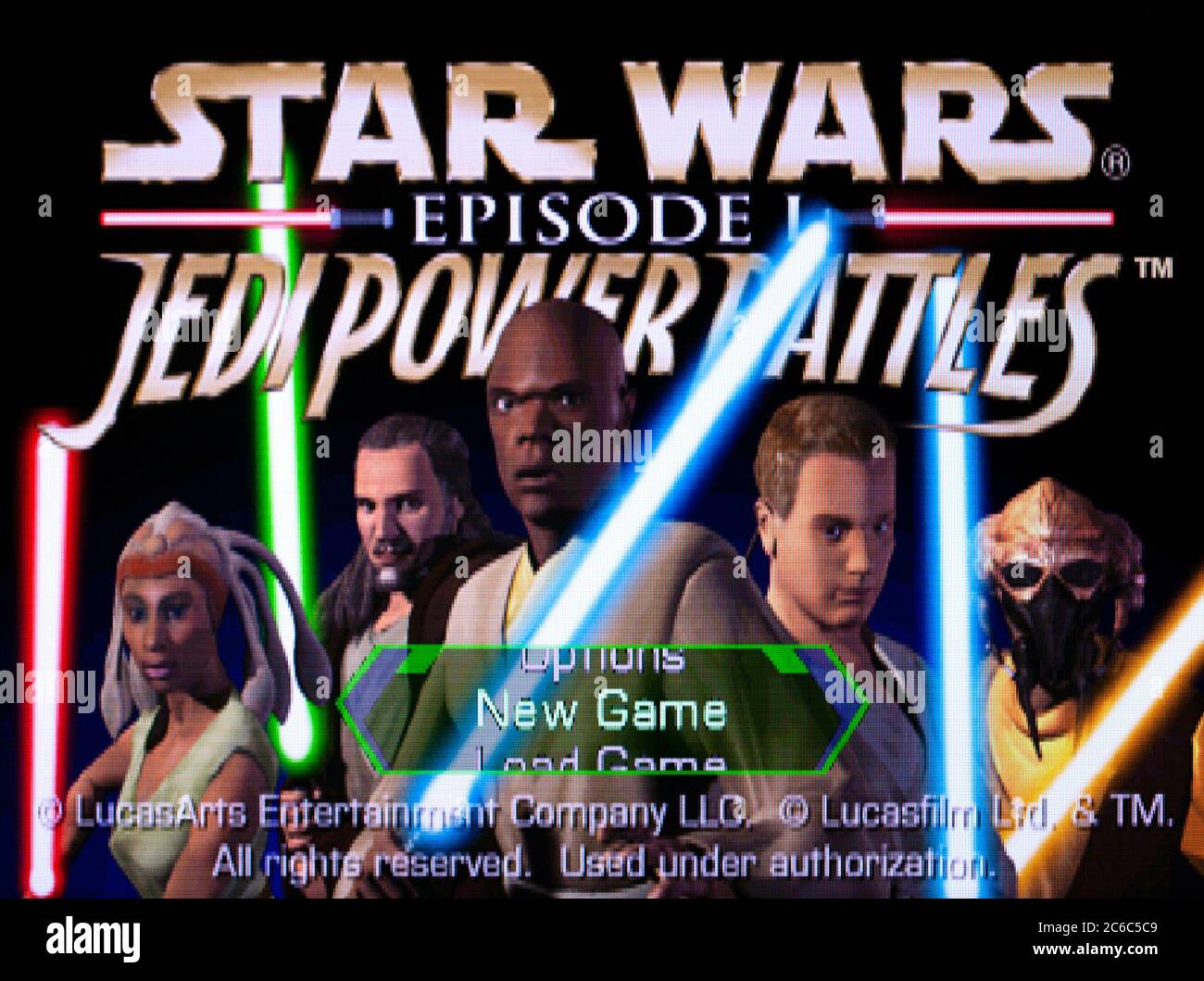 Star Wars Episode 1 Jedi Power Battles - Sony PlayStation 1 PSX - solo per uso editoriale Foto Stock