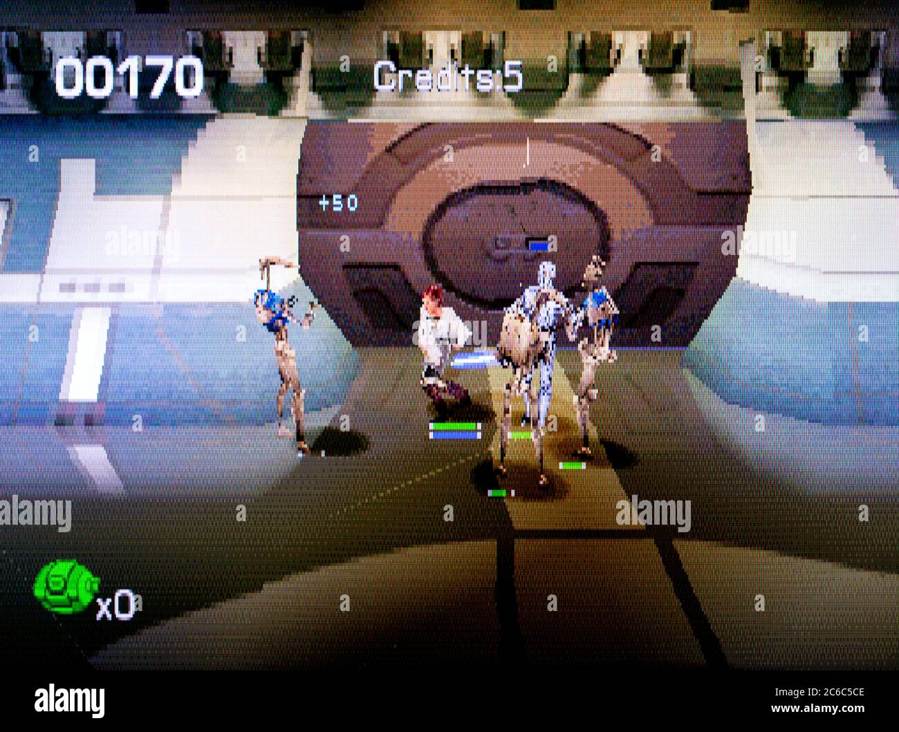 Star Wars Episode 1 Jedi Power Battles - Sony PlayStation 1 PSX - solo per uso editoriale Foto Stock