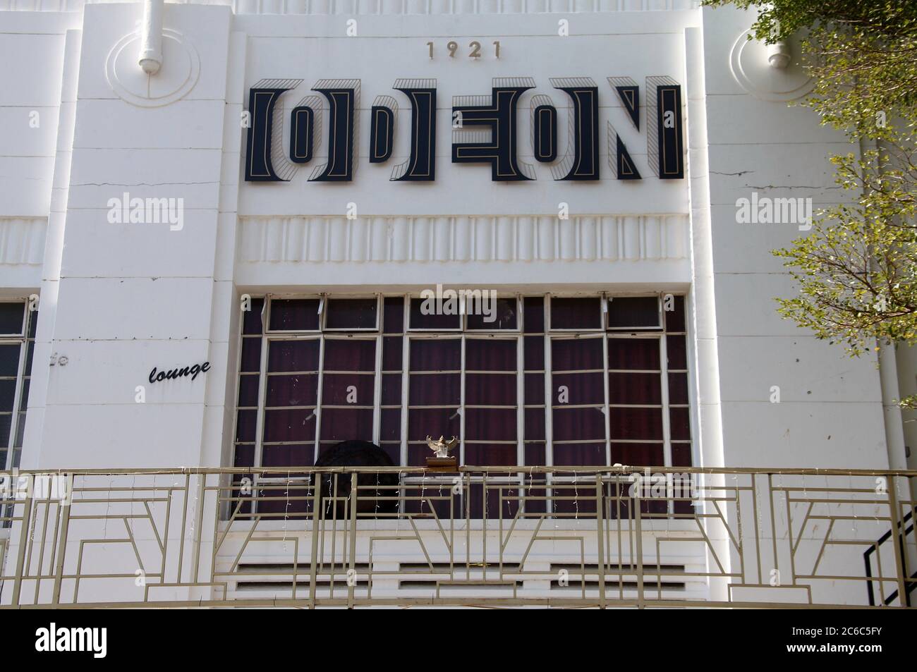 Edificio Odeon datato 1921 a George Town a Penang Foto Stock