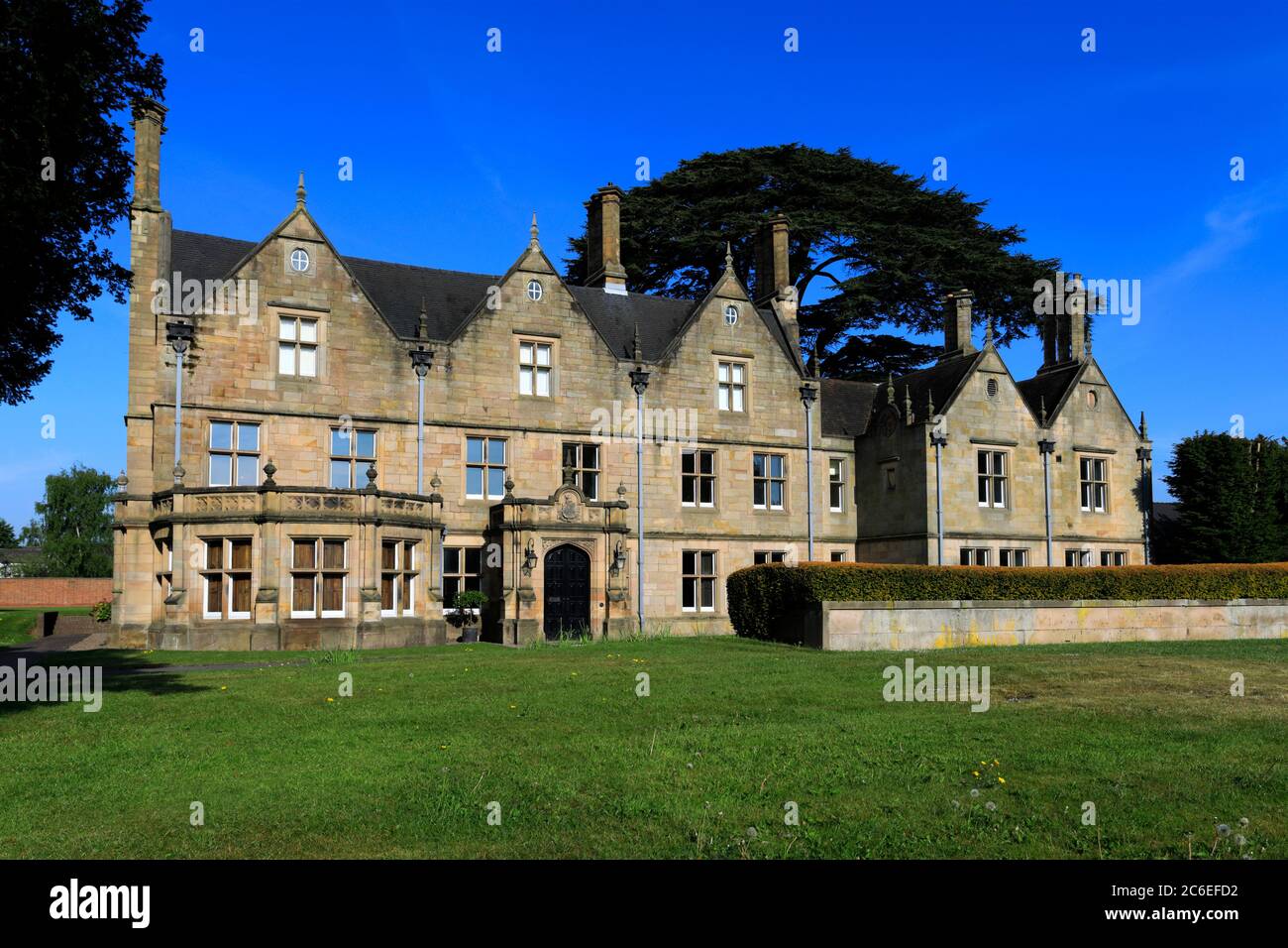 Duffield Hall, villaggio di Duffield, Derbyshire Inghilterra Regno Unito Foto Stock