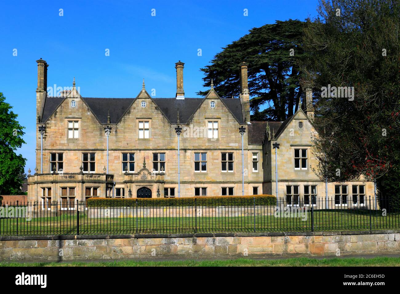 Duffield Hall, villaggio di Duffield, Derbyshire Inghilterra Regno Unito Foto Stock