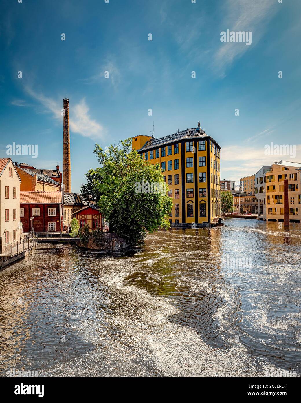 NORRKOPING, SVEZIA - 13 GIUGNO 2020: Il Museo del lavoro è un museo situato a Norrkoping, Svezia. Foto Stock