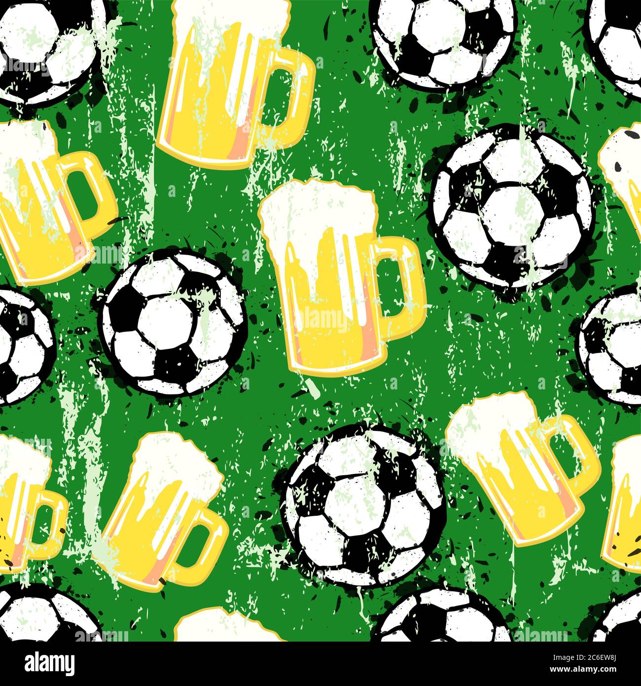 palla da calcio senza cuciture sfondo vettoriale, pattern, texture, mock-up, template vettoriale illustrazione Illustrazione Vettoriale