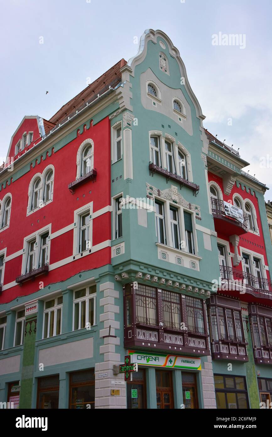 Casa di Bruck, Timișoara, Temesvár, Temeswar, Contea di Timiș, Romania, Europa, Bruck-ház Foto Stock
