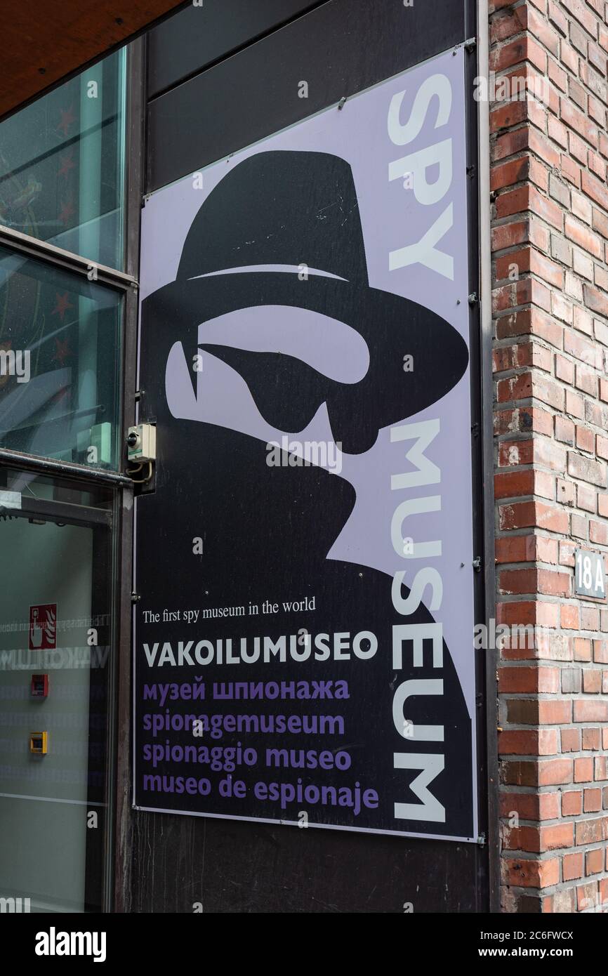 Museo delle spie, il primo al mondo, a Tampere, in Finlandia Foto Stock