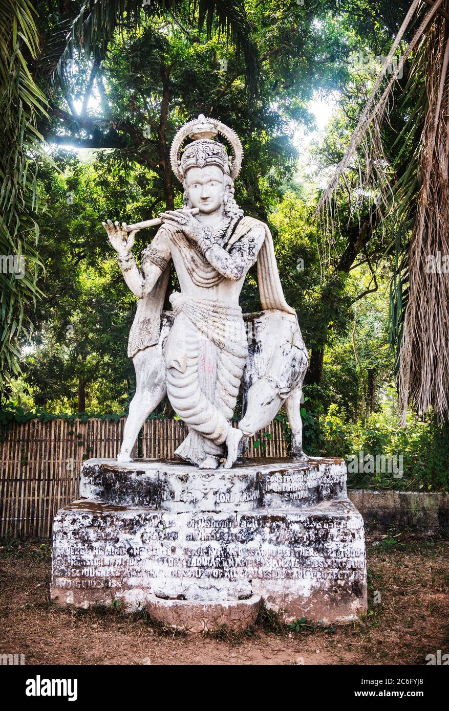 Statua di Xieng Khuan, Buddha Park, Vientiane, Laos, Indocina, Sud-est asiatico, Asia Foto Stock