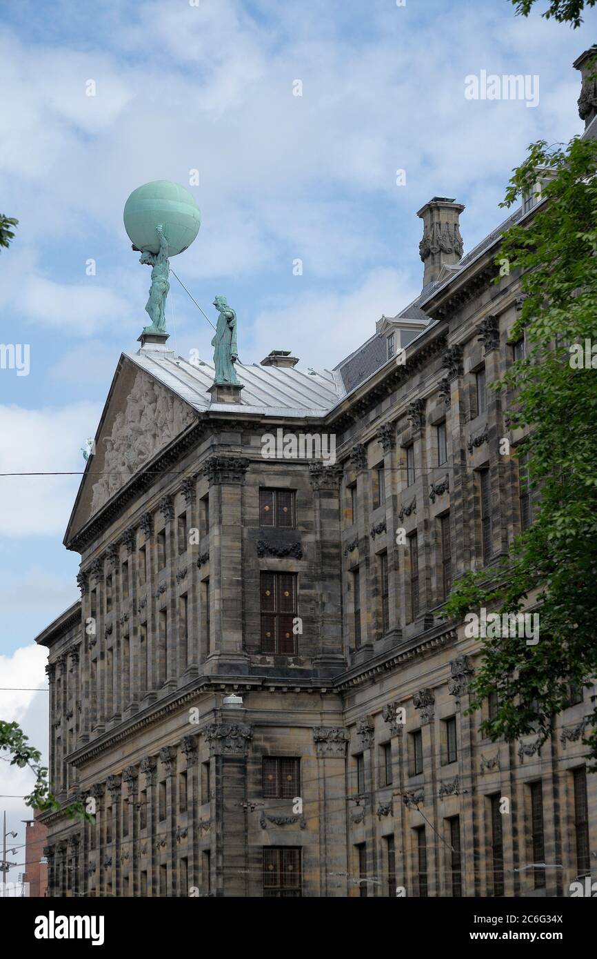 Palazzo reale e Sala dei cittadini di Amsterdam Foto Stock
