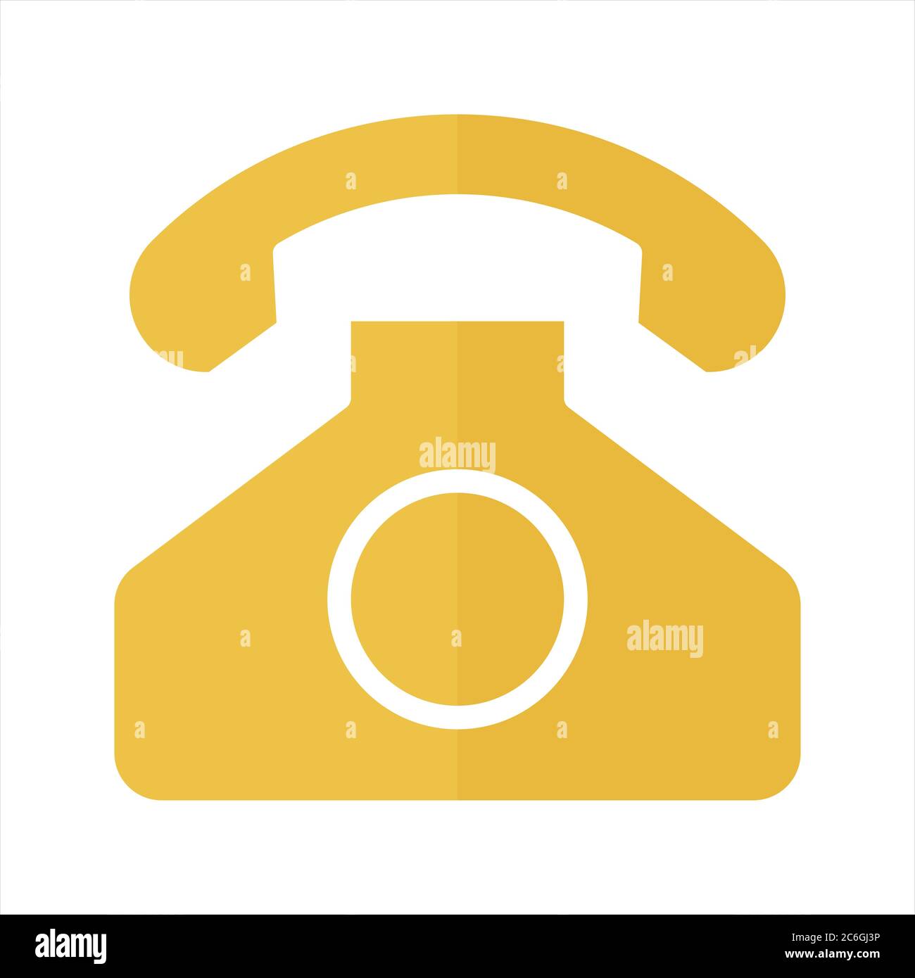 vettore icona telefono isolato per qualsiasi scopo. immagine grafica per il segno di contatto e elemento di comunicazione. Illustrazione Vettoriale