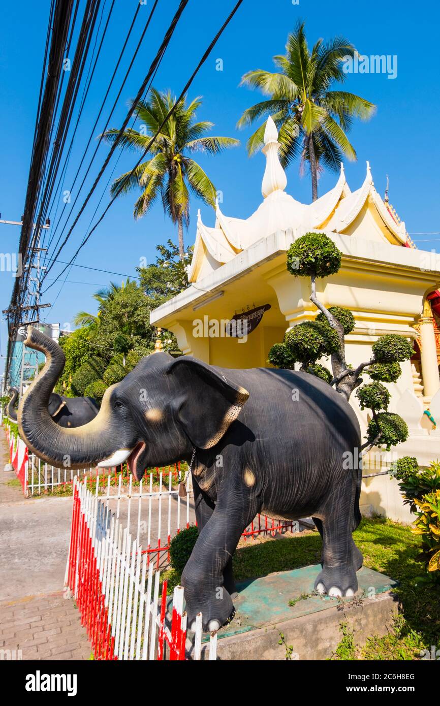 Wat Chan, Vientiane, Laos Foto Stock