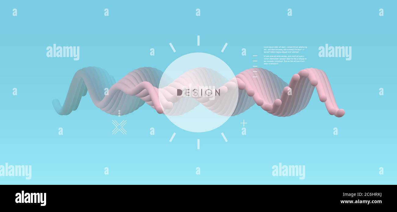 Abstract background ondulata per banner, flyer e poster. Effetto dinamico. Illustrazione Vettoriale. Cover Design modello. Può essere utilizzato per la pubblicità, mercato Illustrazione Vettoriale