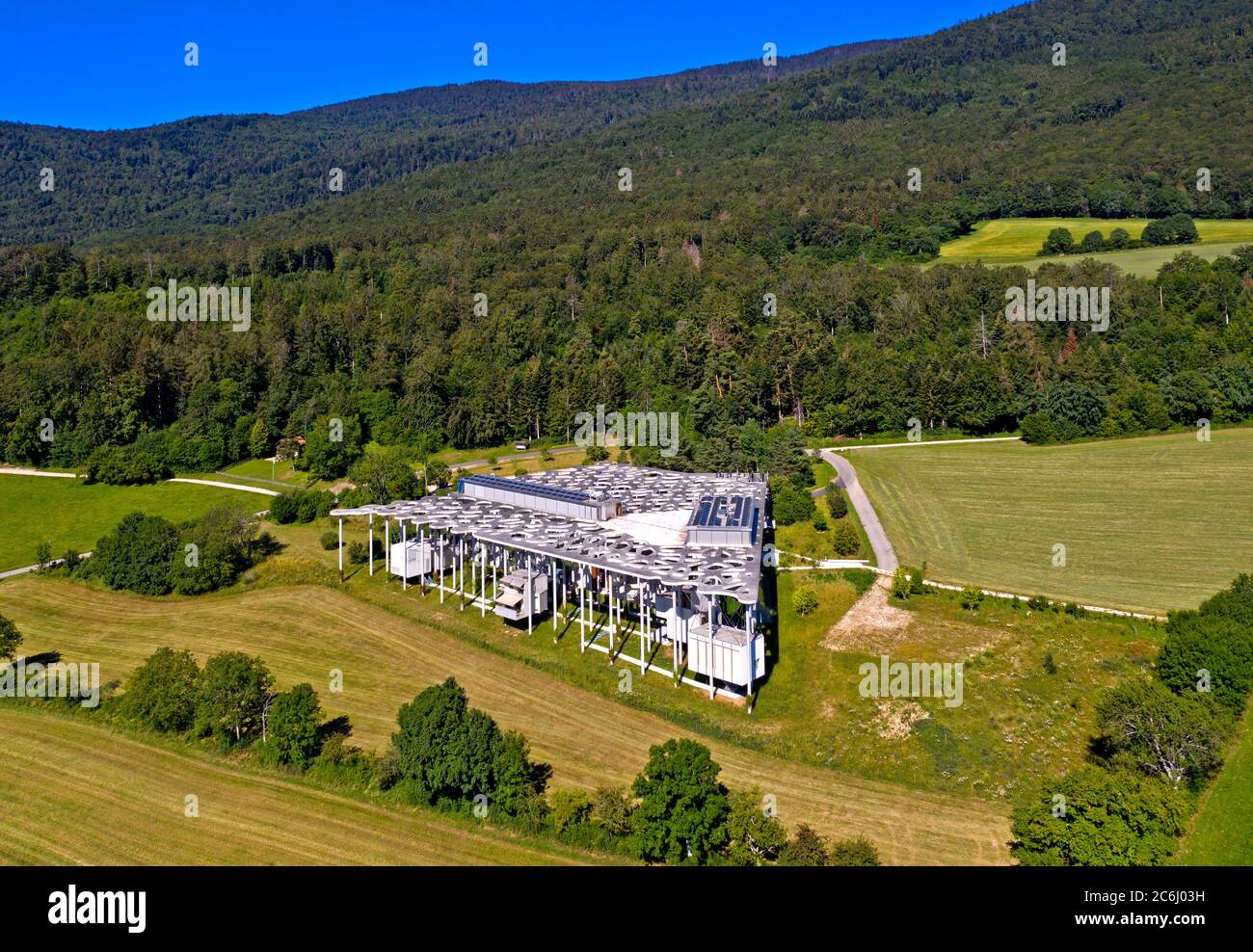 La Casa della Scrittura, Fondazione Jan Michalski per la Letteratura, Montricher, Vaud, Svizzera Foto Stock