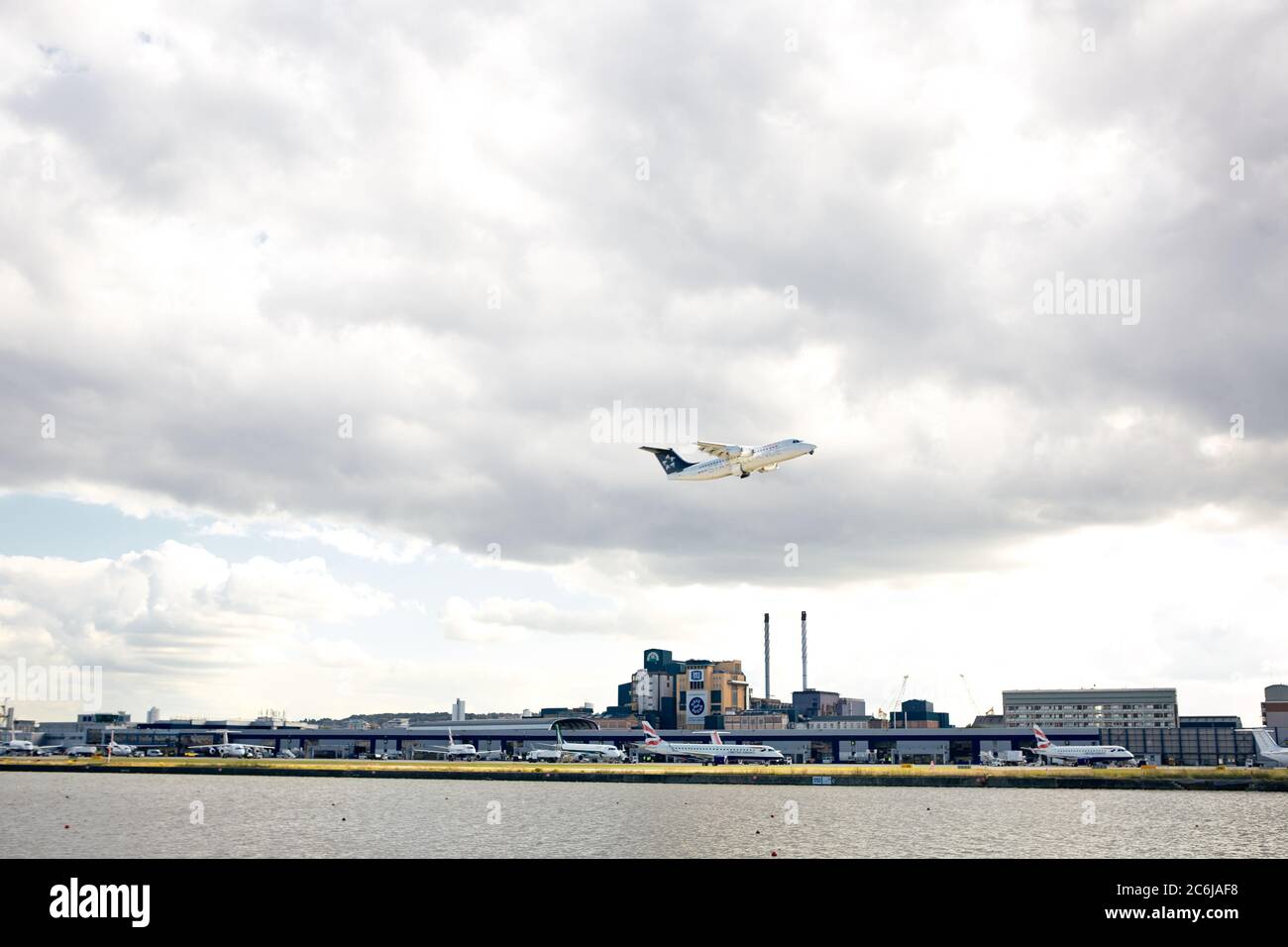 London City Airport Foto Stock