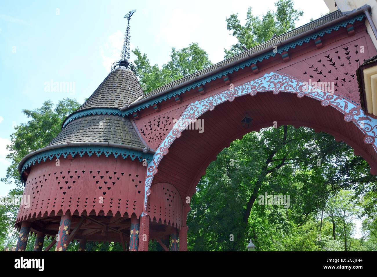 Porta, Palić, Palics, Nord Bačka Distretto, Serbia, Europa, ex Ungheria Foto Stock