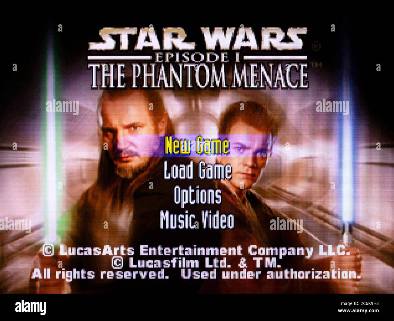 Star Wars episodio 1 la minaccia fantasma - Sony PlayStation 1 PSX PSX - solo per uso editoriale Foto Stock