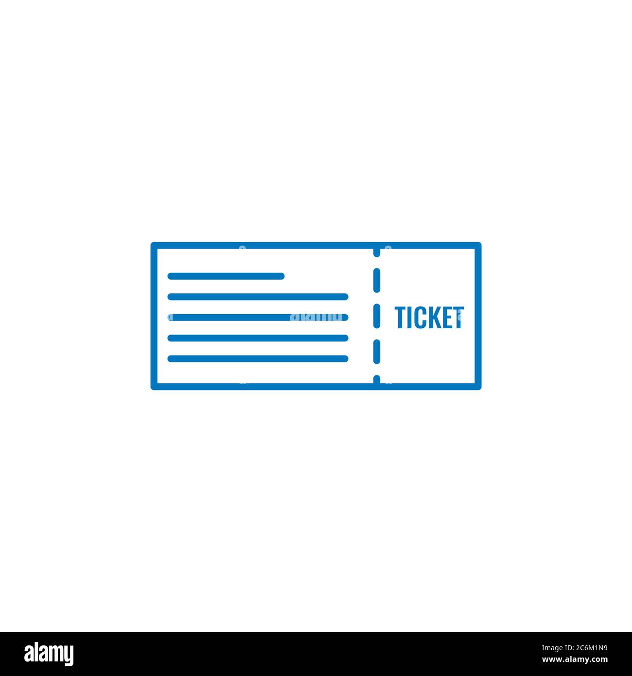 illustrazione grafica vettoriale ticket Illustrazione Vettoriale