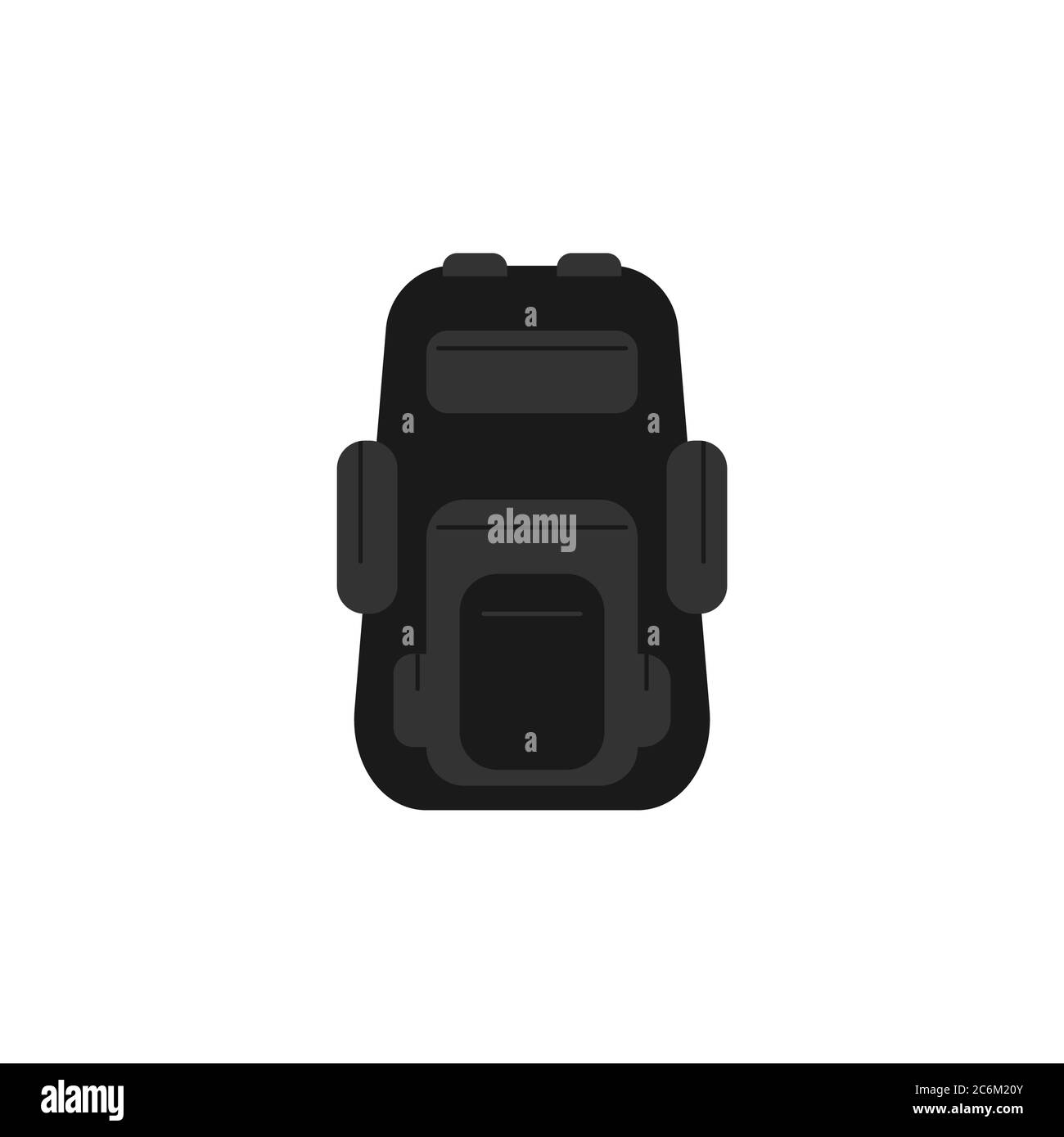 illustrazione grafica vettoriale della borsa da viaggio Illustrazione Vettoriale