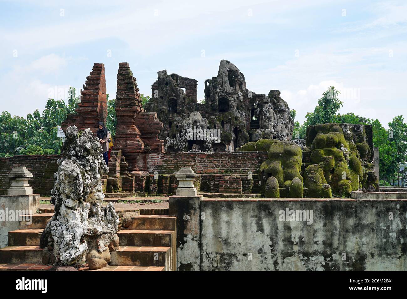 Goa Sunyaragi Cave, Indonesian Heritage, Cirebon, Giava Occidentale, Indonesia Foto Stock