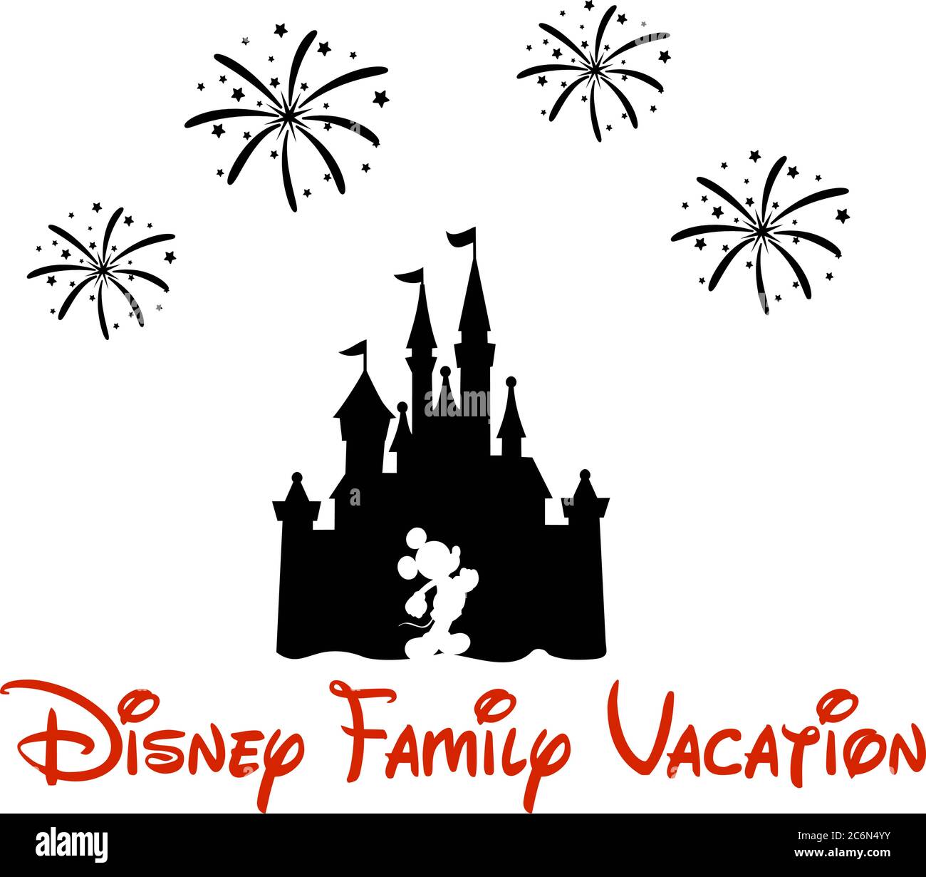 Celebrazione, fuochi d'artificio, compleanno icona Castello Illustrazione Vettoriale