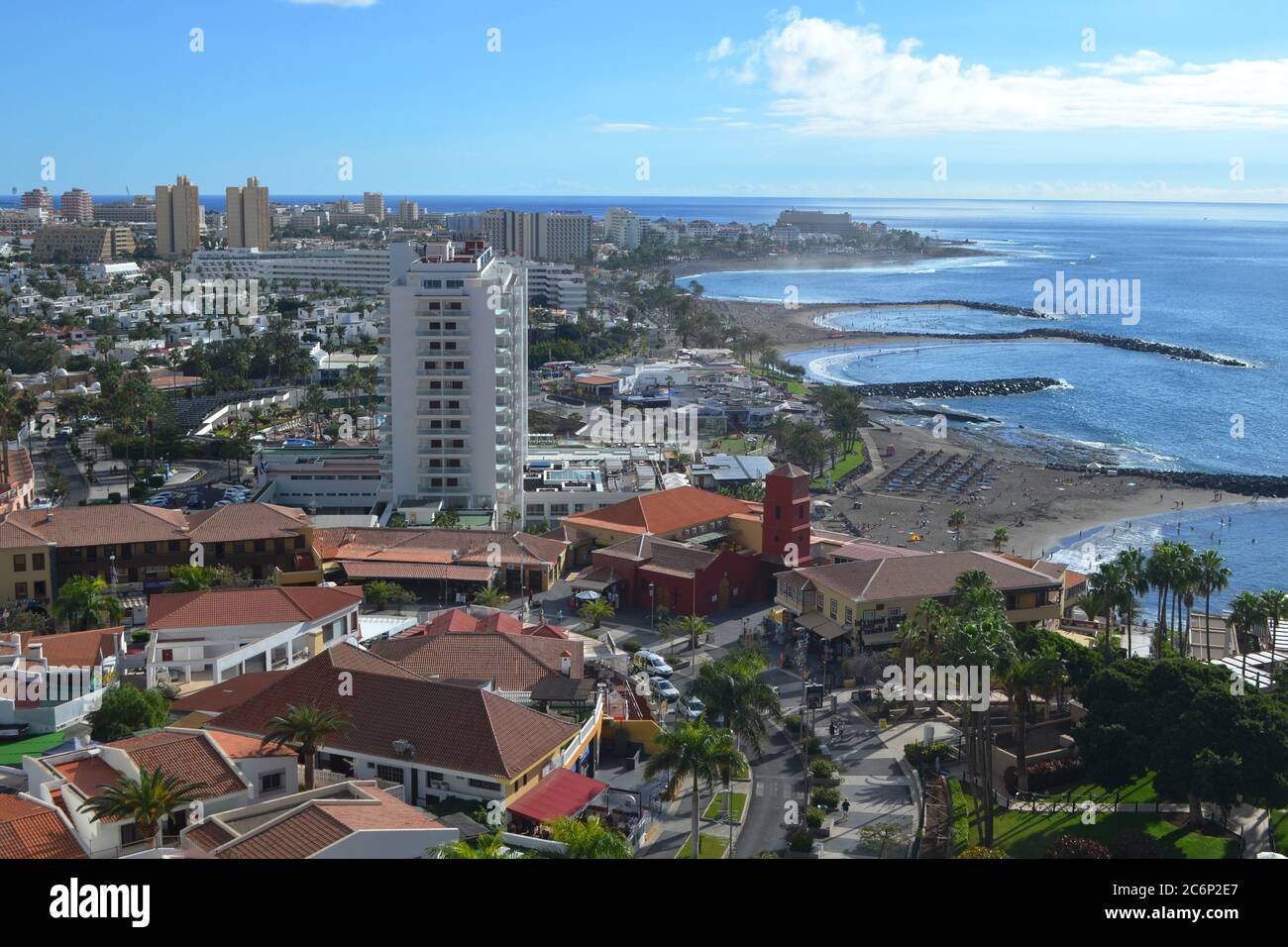 La località di Costa Adeje, Tenerife Foto Stock