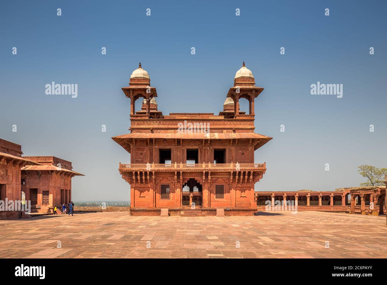 Antioente città abbandonata di Fatehpur Sikri nel distretto di Agra di Uttar Pradesh, India. Foto Stock