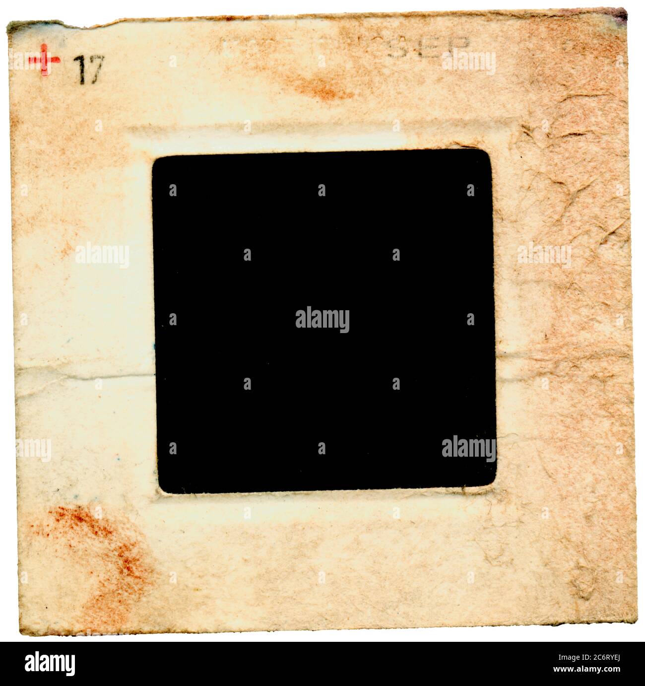 Cornice vuota di pellicola analogica fotografica, pellicola da fotocamera, cornice fotografica grugnosa, spazio libero per pix, vettore Foto Stock