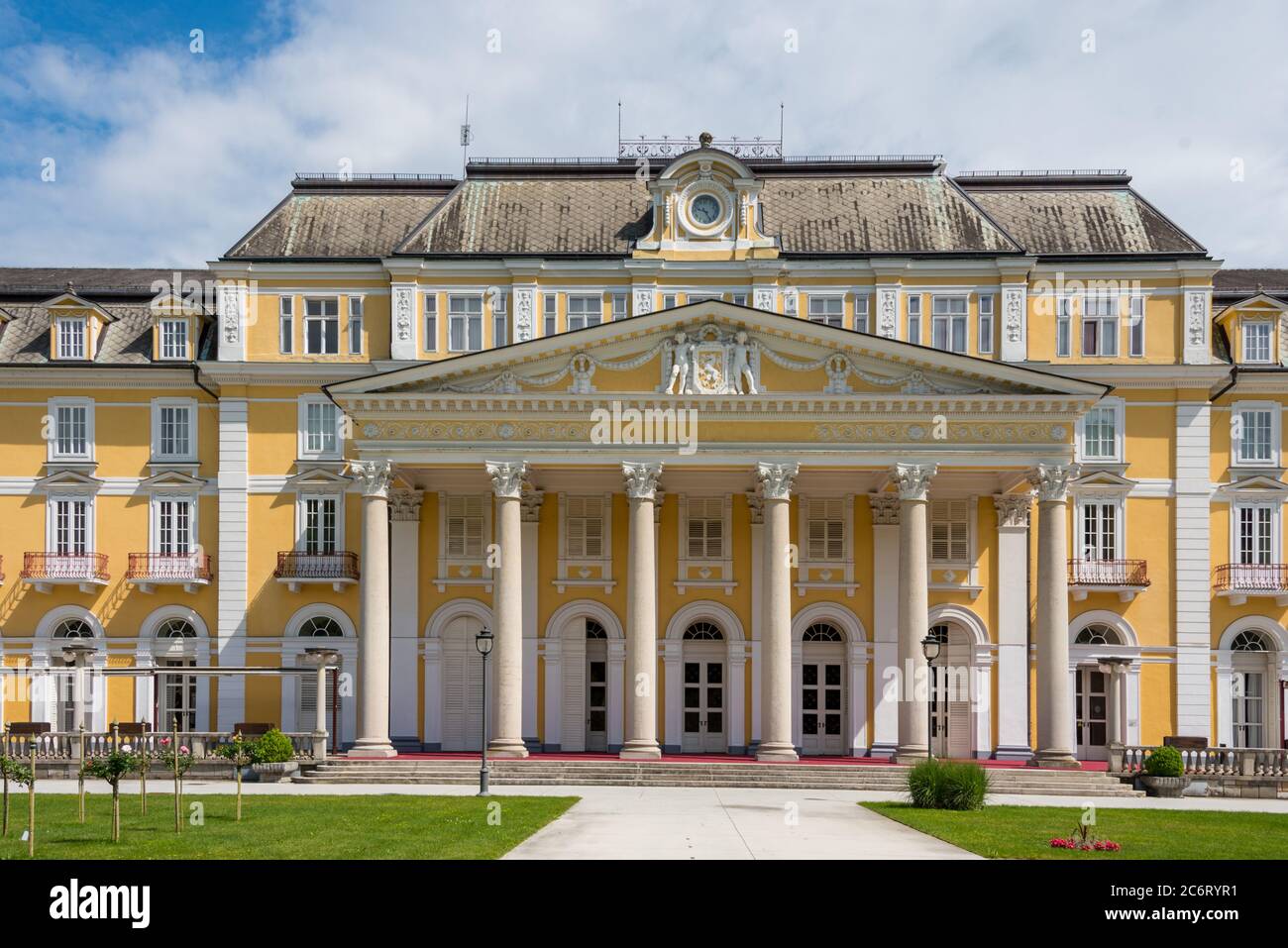 Ingresso al Grand Hotel Rogaska Slatina, Slovenia Foto Stock