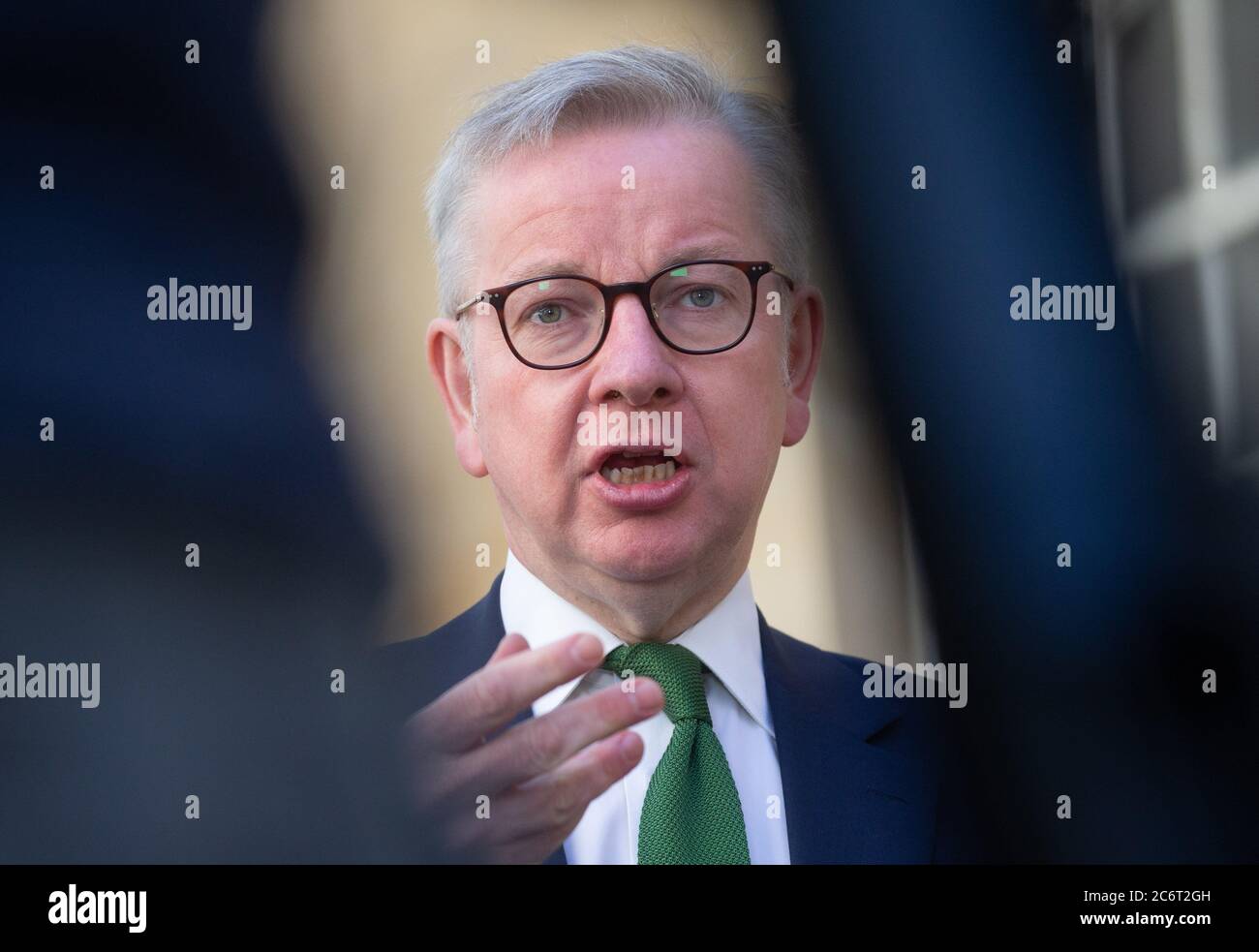 Londra, Regno Unito. 12 luglio 2020. Michael Gove ha rilasciato un'intervista prima di andare su "The Andrew Marr Show". Credit: Tommy London/Alamy Live News Foto Stock