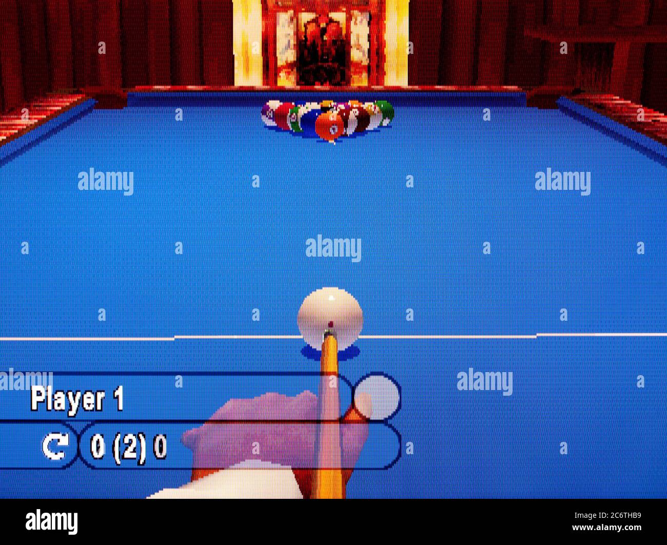 Ultimate 8 Ball - Sony PlayStation 1 PSX - solo per uso editoriale Foto Stock
