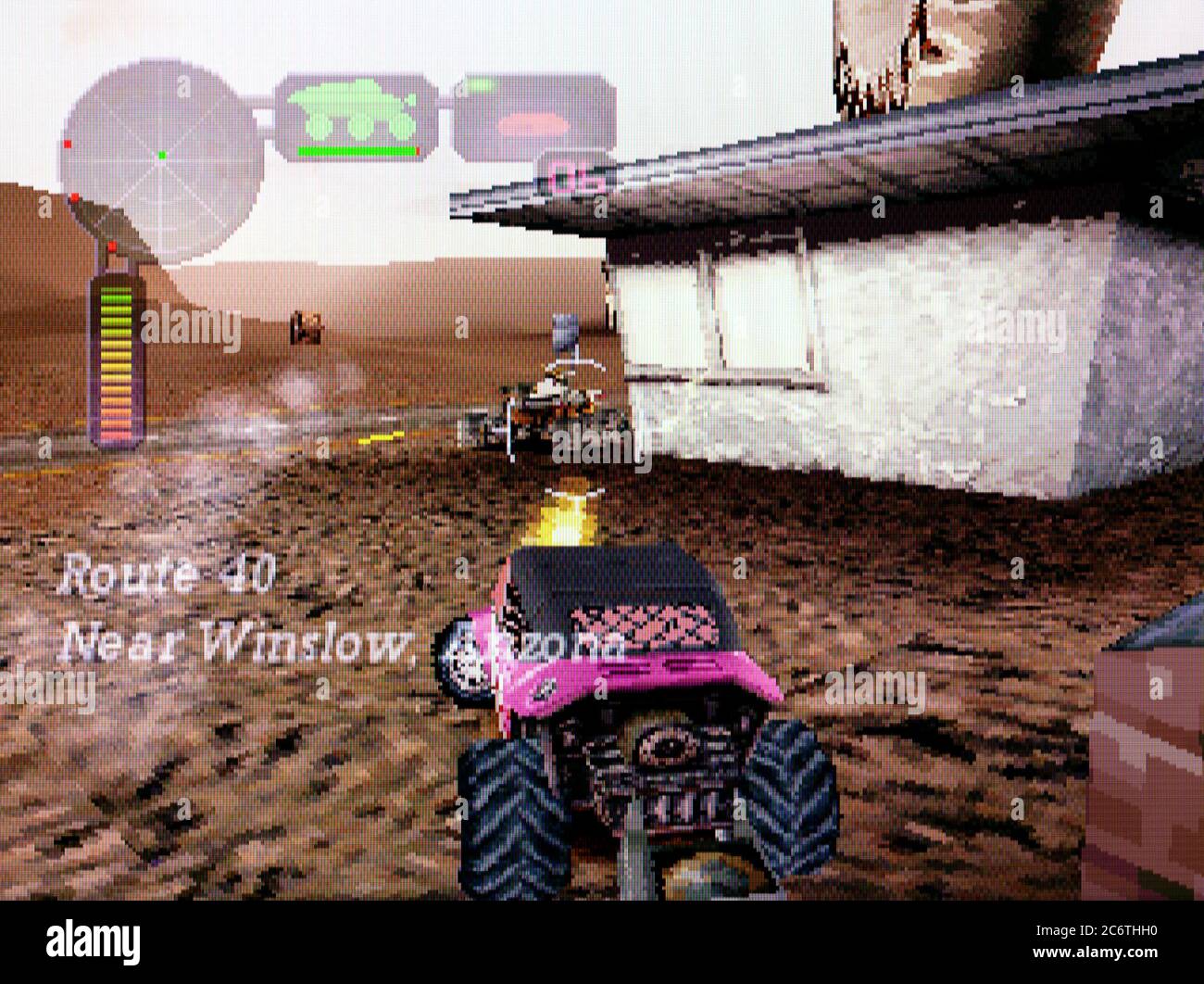 Vigilante 8 2 reato Sony PlayStation 1 PSX solo per uso editoriale Foto stock Alamy