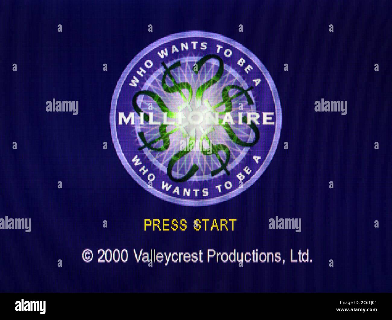 Chi vuole essere un milionario - Sony PlayStation 1 PSX - solo per uso editoriale Foto Stock