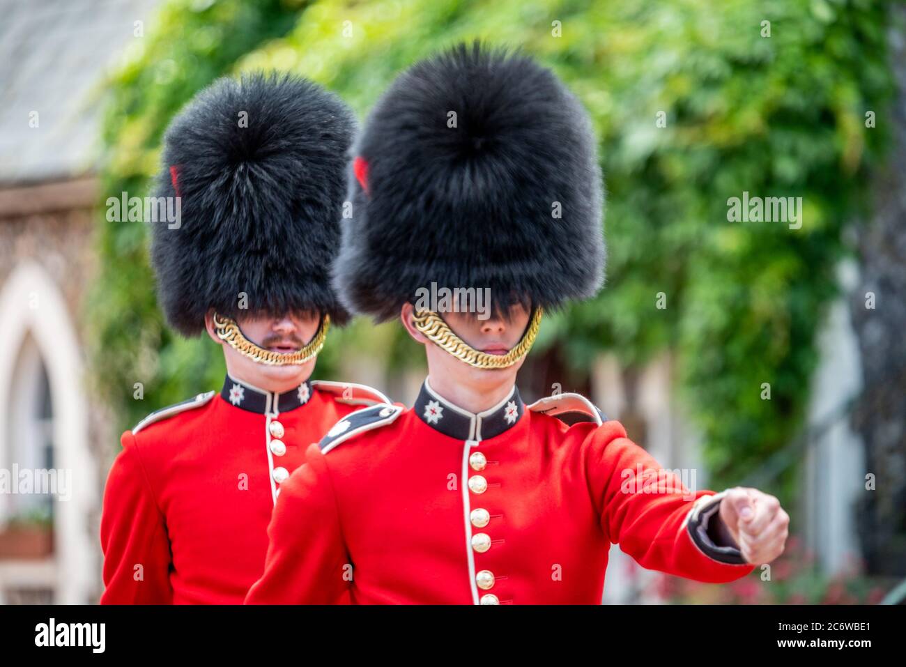 Brighton UK, 10 luglio 2020: Personale militare britannico al funerale di Dame vera Lynn Foto Stock