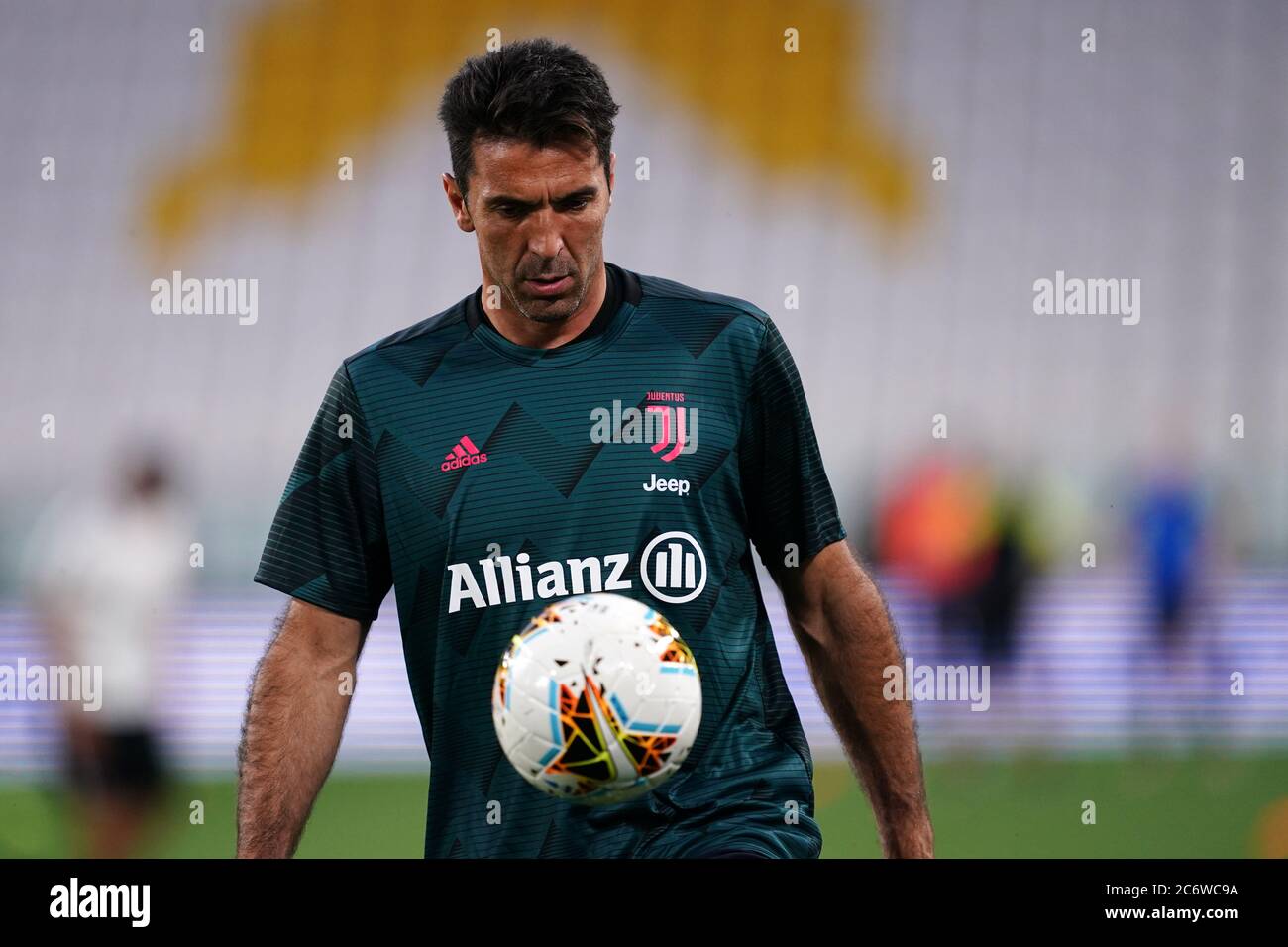 Torino (Italia). 11 Luglio 2020. Calcio italiano Serie A. Juventus FC vs Atalanta Bergamasca Calcio. Gianluigi Buffon di Juventus FC . Foto Stock