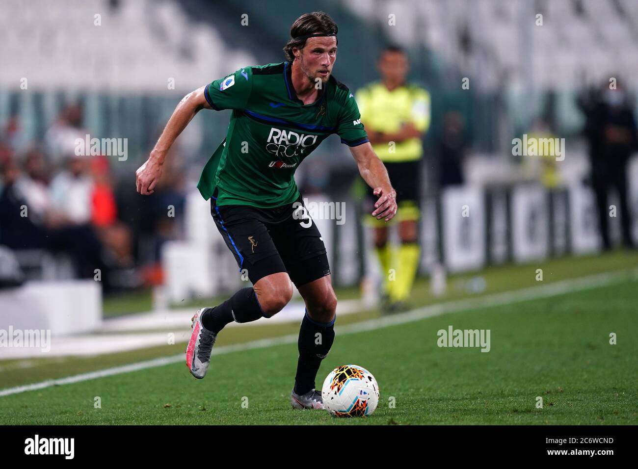 Torino (Italia). 11 Luglio 2020. Calcio italiano Serie A. Juventus FC vs Atalanta Bergamasca Calcio. Hans Hateboer di Atalanta Bergamasca Calcio Foto Stock