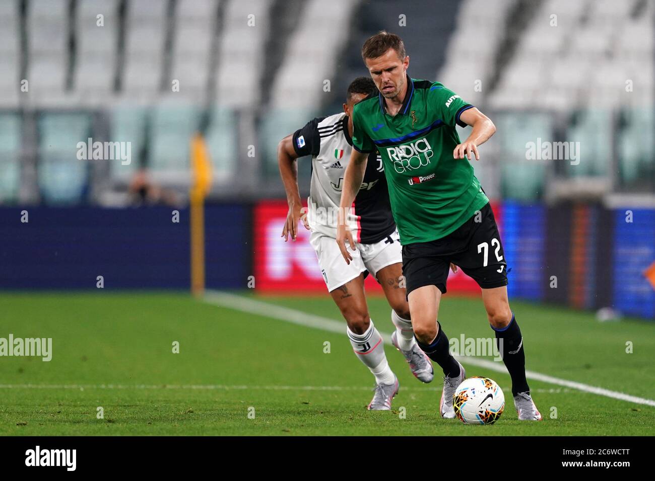 Torino (Italia). 11 Luglio 2020. Calcio italiano Serie A. Juventus FC vs Atalanta Bergamasca Calcio. Josip Ilicico di Atalanta Bergamasca Calcio . Foto Stock