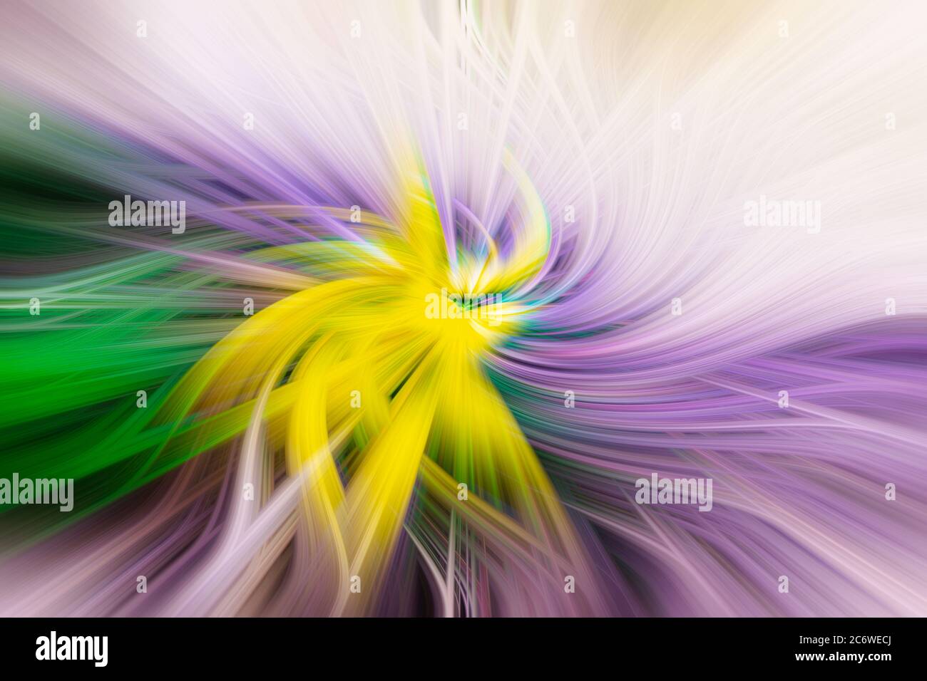 multicolore twirl abstract Foto Stock