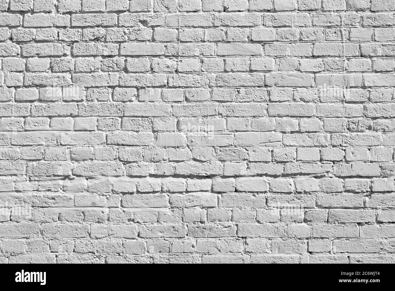Muro di mattoni bianchi. Design interno loft. Vernice bianca della