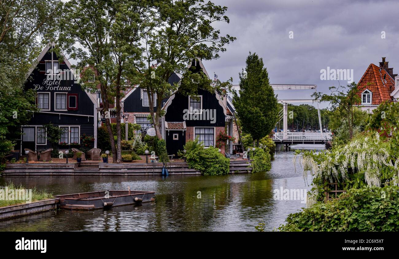 Vista della famosa città di Gouda, nei Paesi Bassi Foto Stock