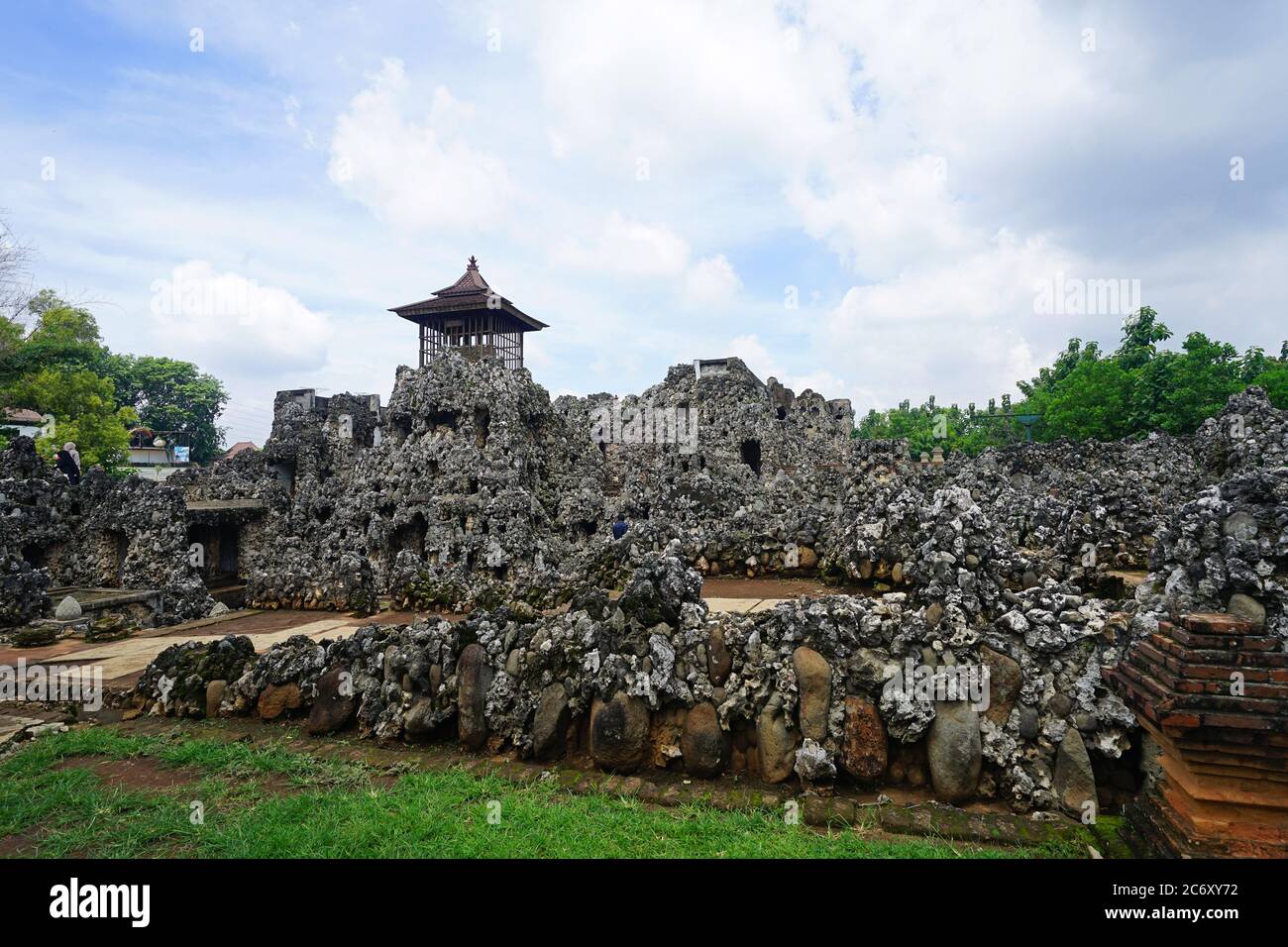 Goa Sunyaragi Cave, Indonesian Heritage, Cirebon, Giava Occidentale, Indonesia Foto Stock