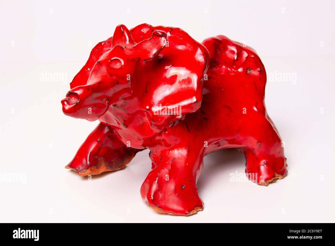 Scultura del Leone dell'Arte popolare Foto Stock