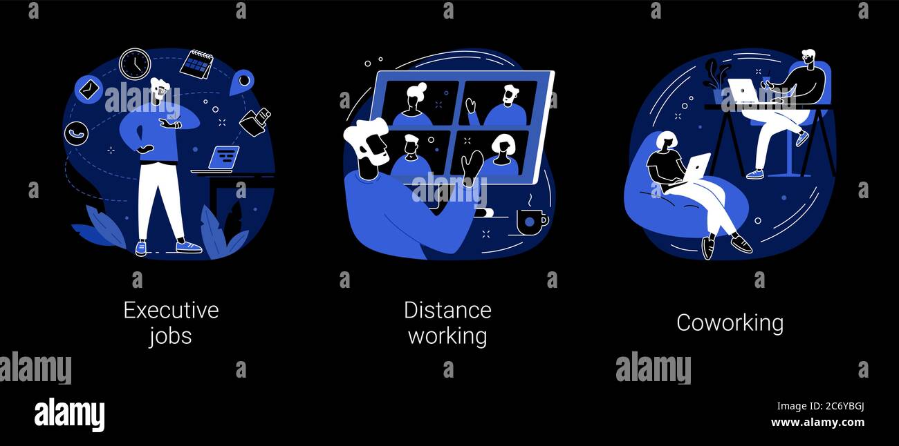 Illustrazioni vettoriali di concetto astratto di opportunità di lavoro. Illustrazione Vettoriale