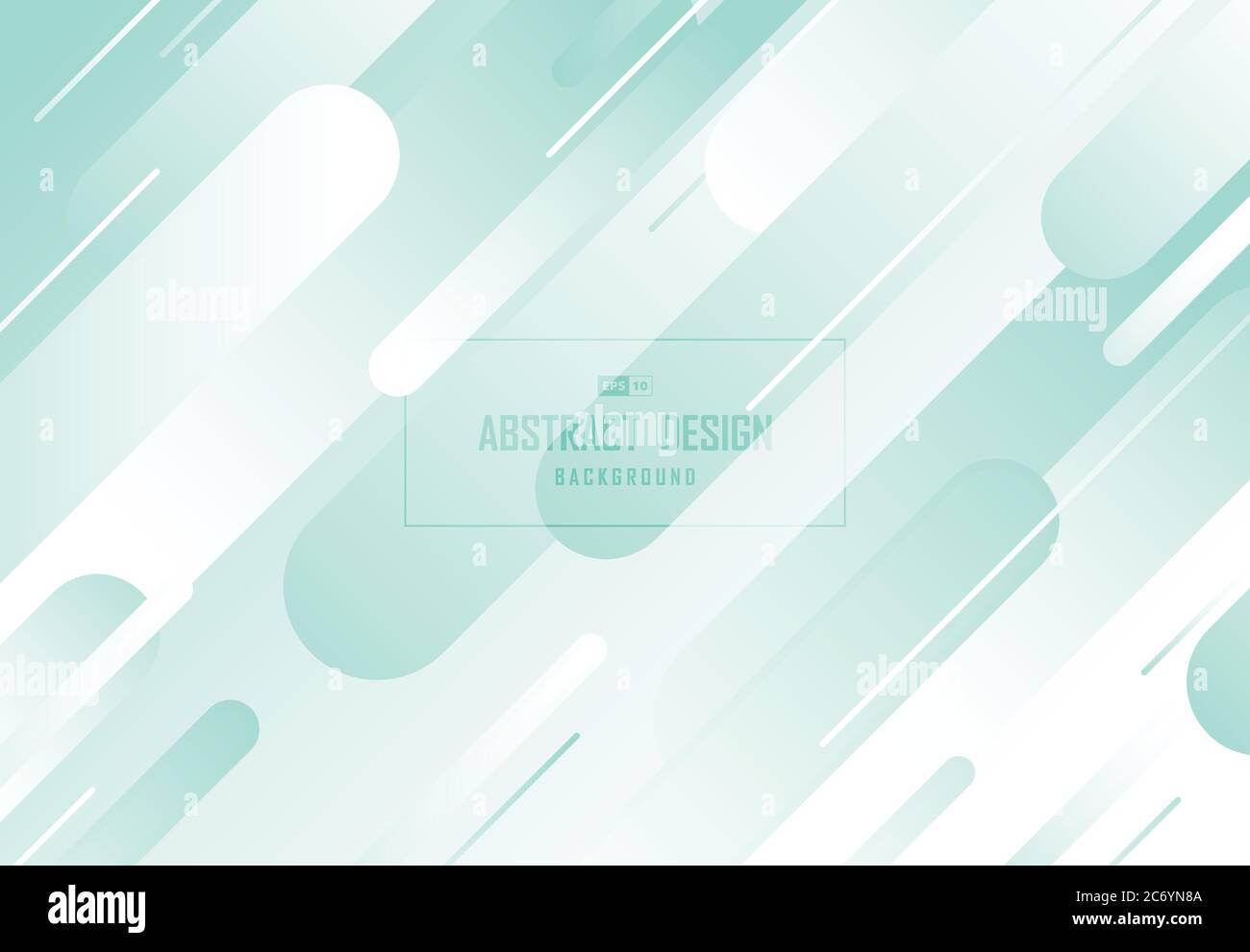 Disegno astratto di menta verde di sfondo decorativo di motivo di linea. Utilizzare per annunci, poster, grafica, modello di disegno, stampa. Illustrazione vettoriale eps10 Illustrazione Vettoriale