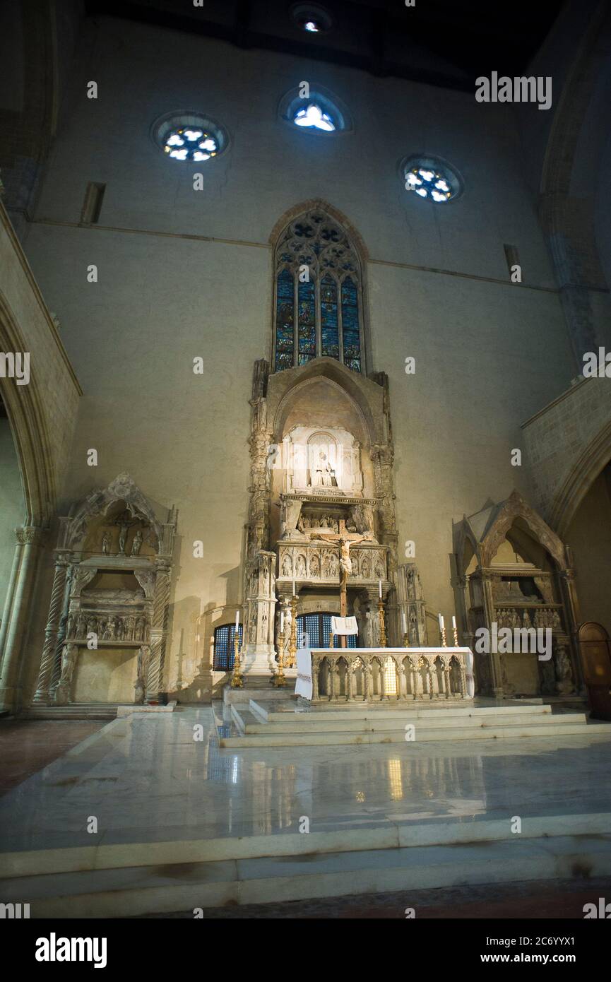 Europa, Italia, Campania, Napoli, complesso del Convento di S. Chiara. Foto Stock