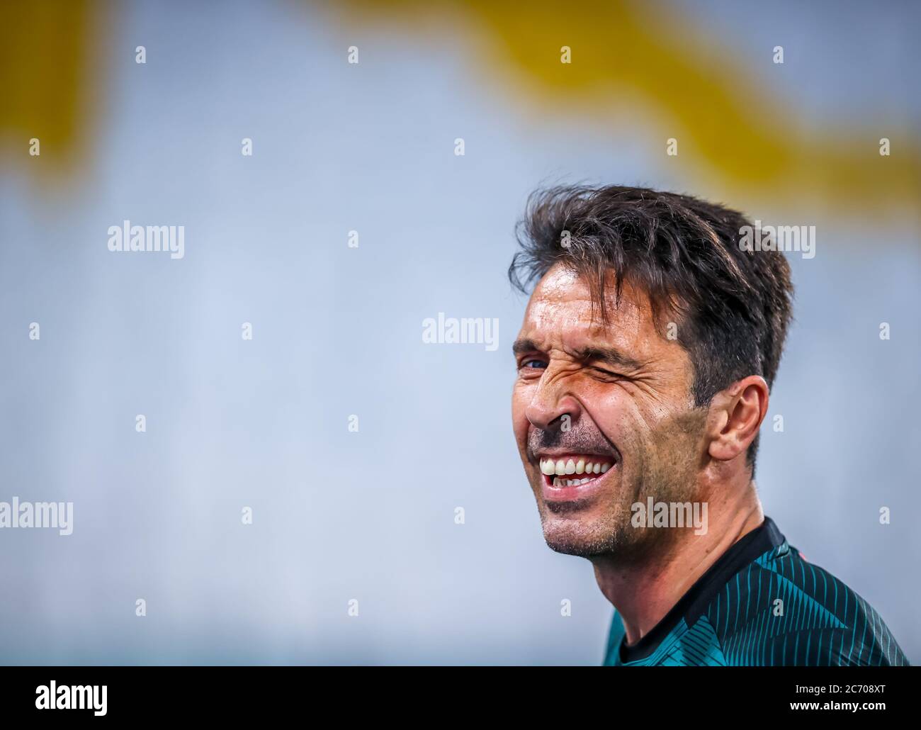 Torino, Italia. 11 Luglio 2020. Gianluigi Buffon di Juventus durante la Serie A 2019/20 partita tra Juventus e Atalanta BC allo stadio Allianz di Torino il 11 luglio 2020 - Foto Fabrizio Carabelli/LM Credit: Fabrizio Carabelli/LPS/ZUMA Wire/Alamy Live News Foto Stock