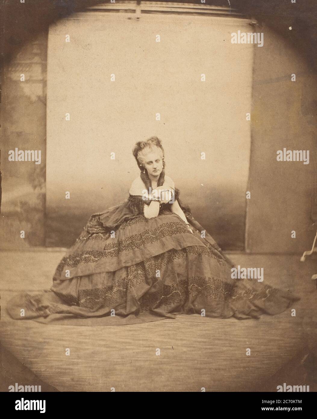 [Contessa di Castiglione], 1858. Foto Stock