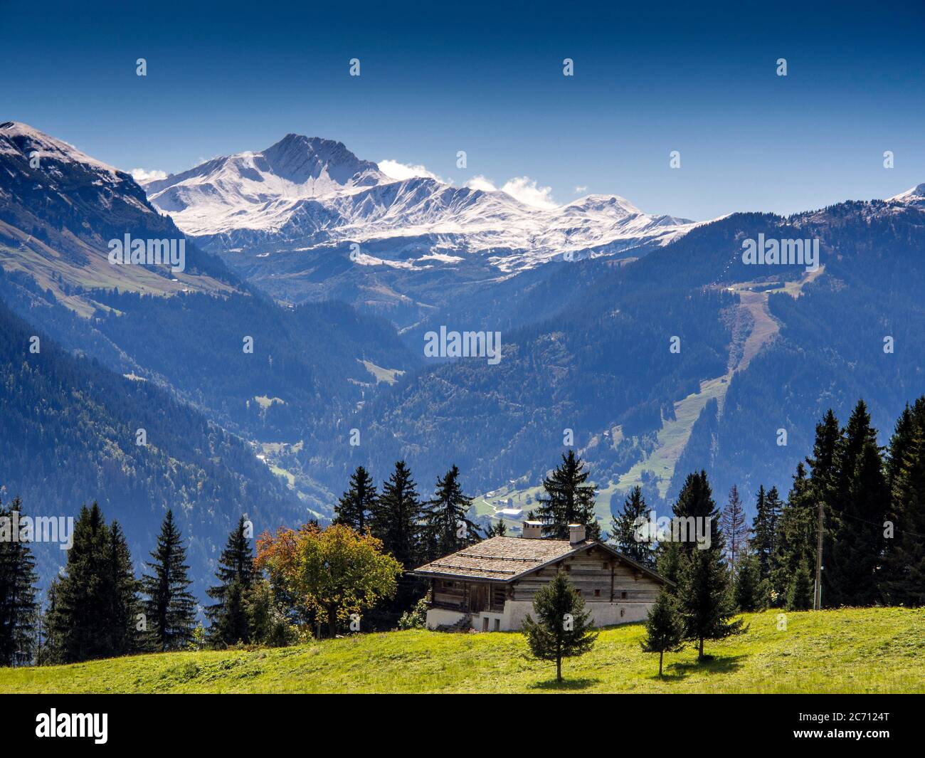Massiccio del Beaufortain, Savoia, Alpi francesi, Auvergne-Rodano-Alpi, Francia Foto Stock