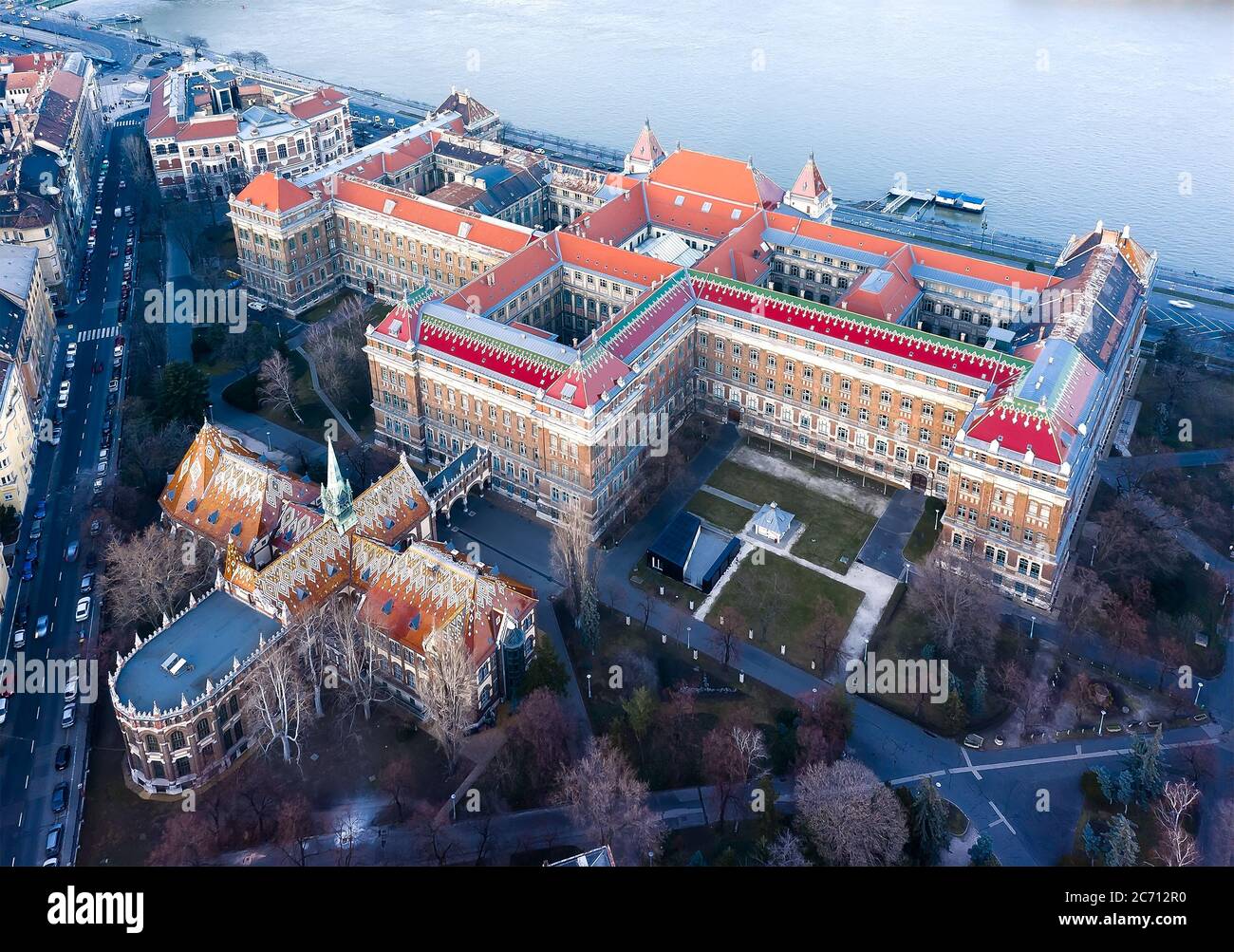 Europa, Ungheria, Budapest Università di tecnologia ed economia. BME. Foto Stock