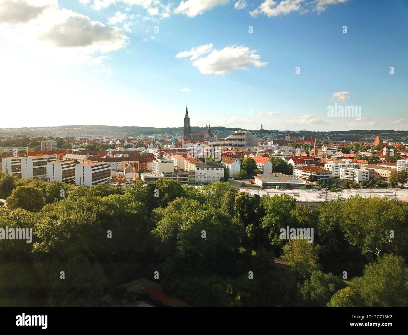 Ulm, Germania: Paesaggio urbano Foto Stock